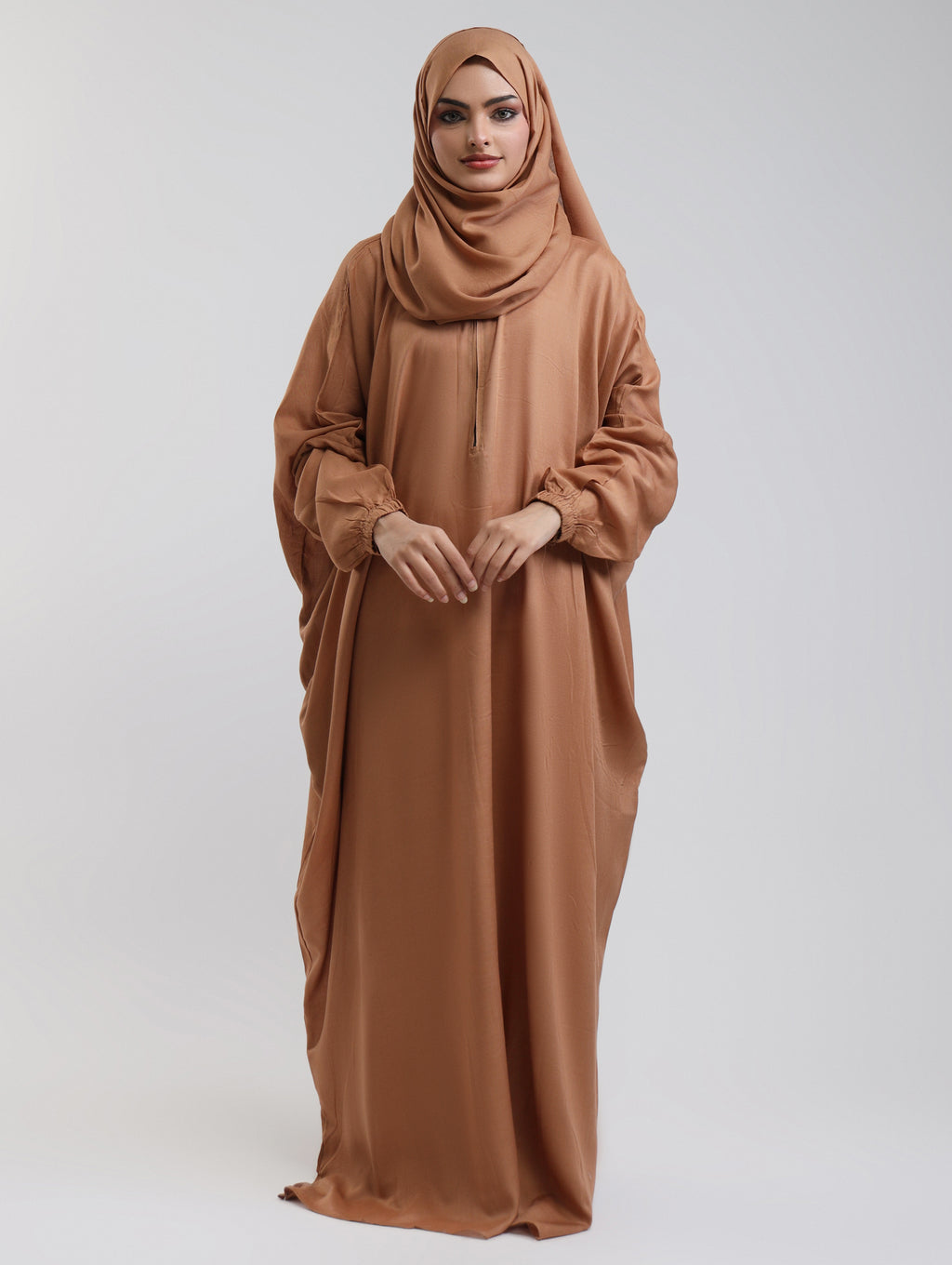 Instant Breathable Namaz Abaya - Beige