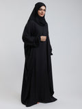 Instant Breathable Namaz Abaya - Black