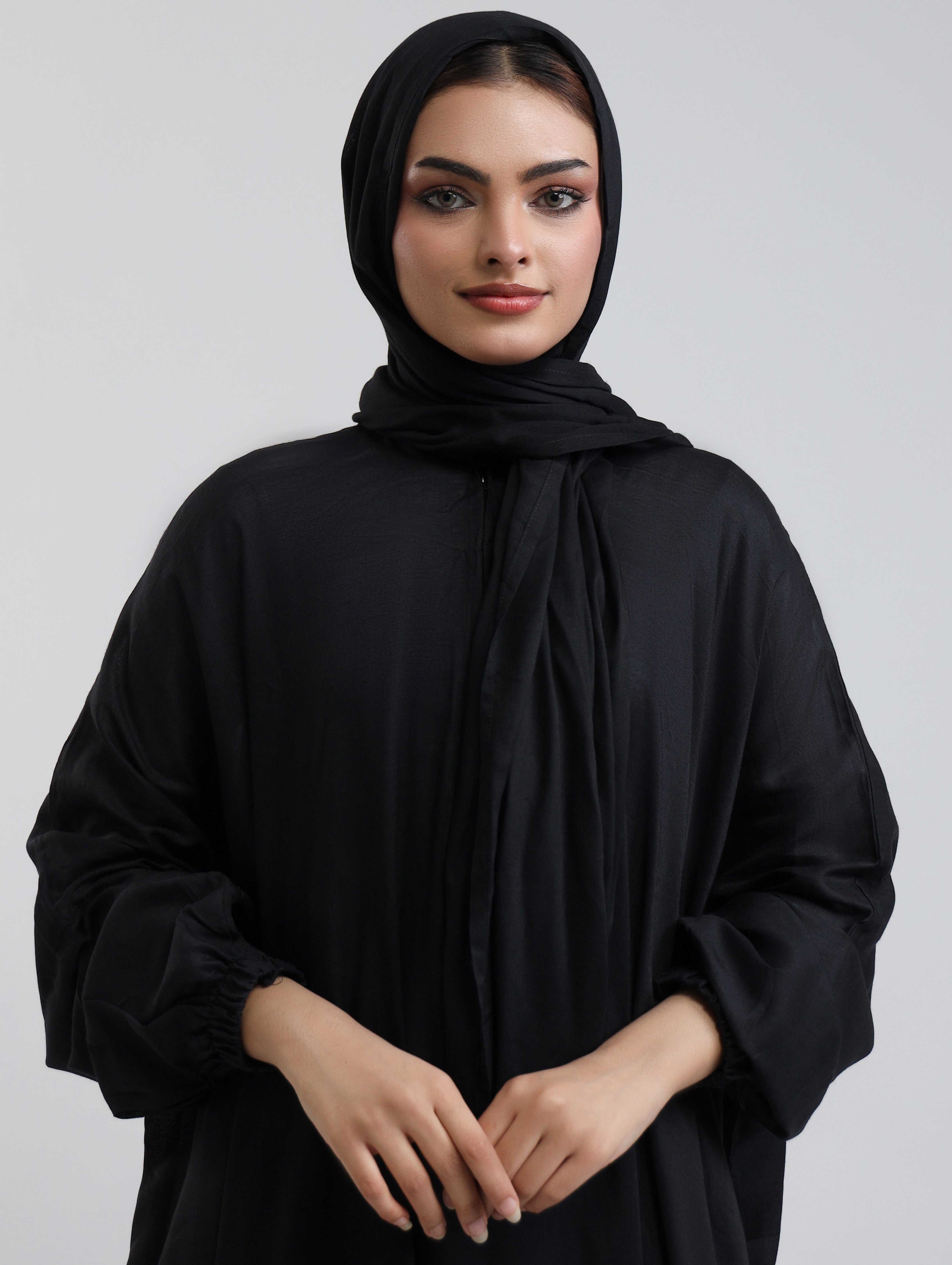 Instant Breathable Namaz Abaya - Black