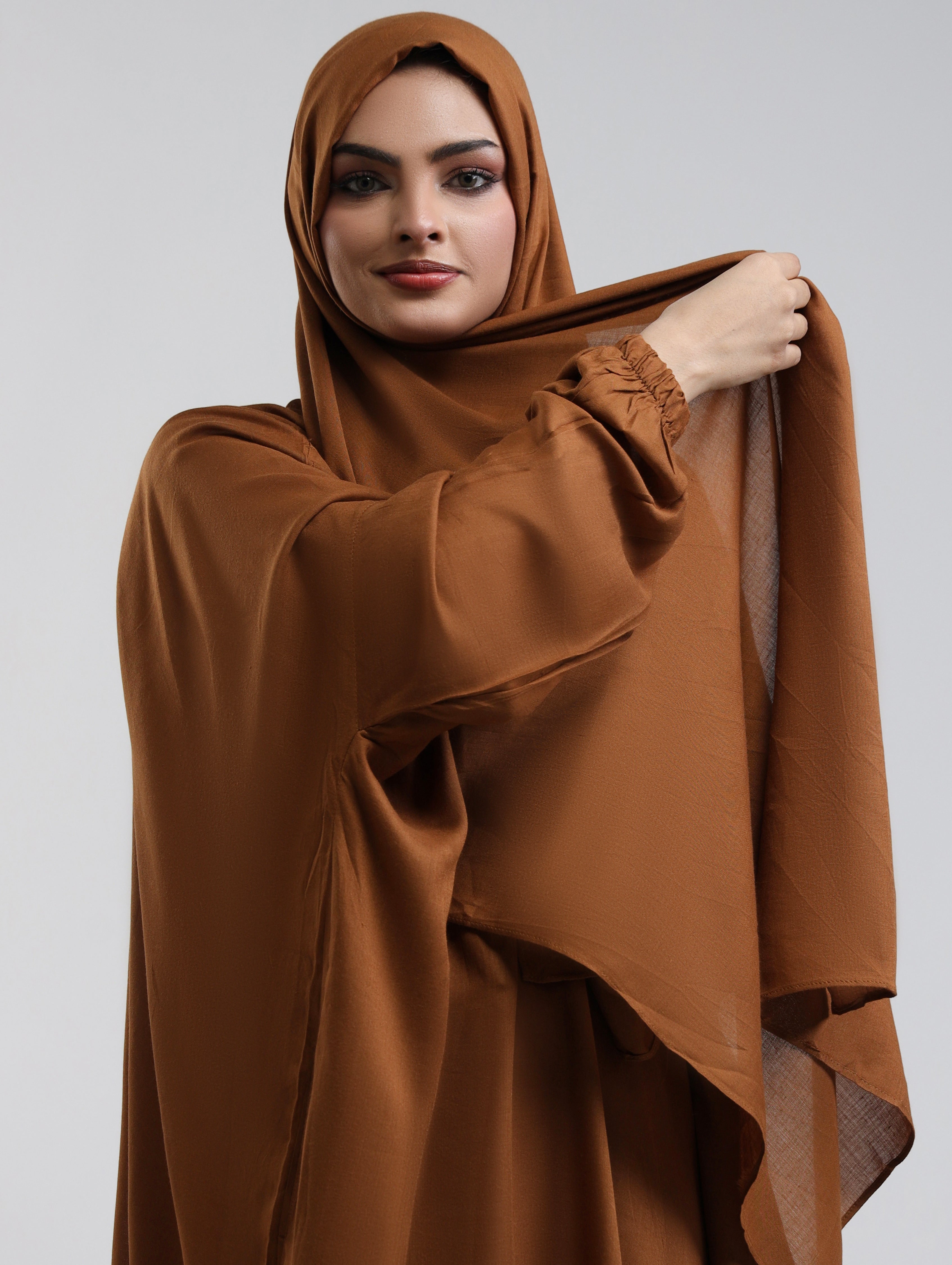 Instant Breathable Namaz Abaya - Mocha