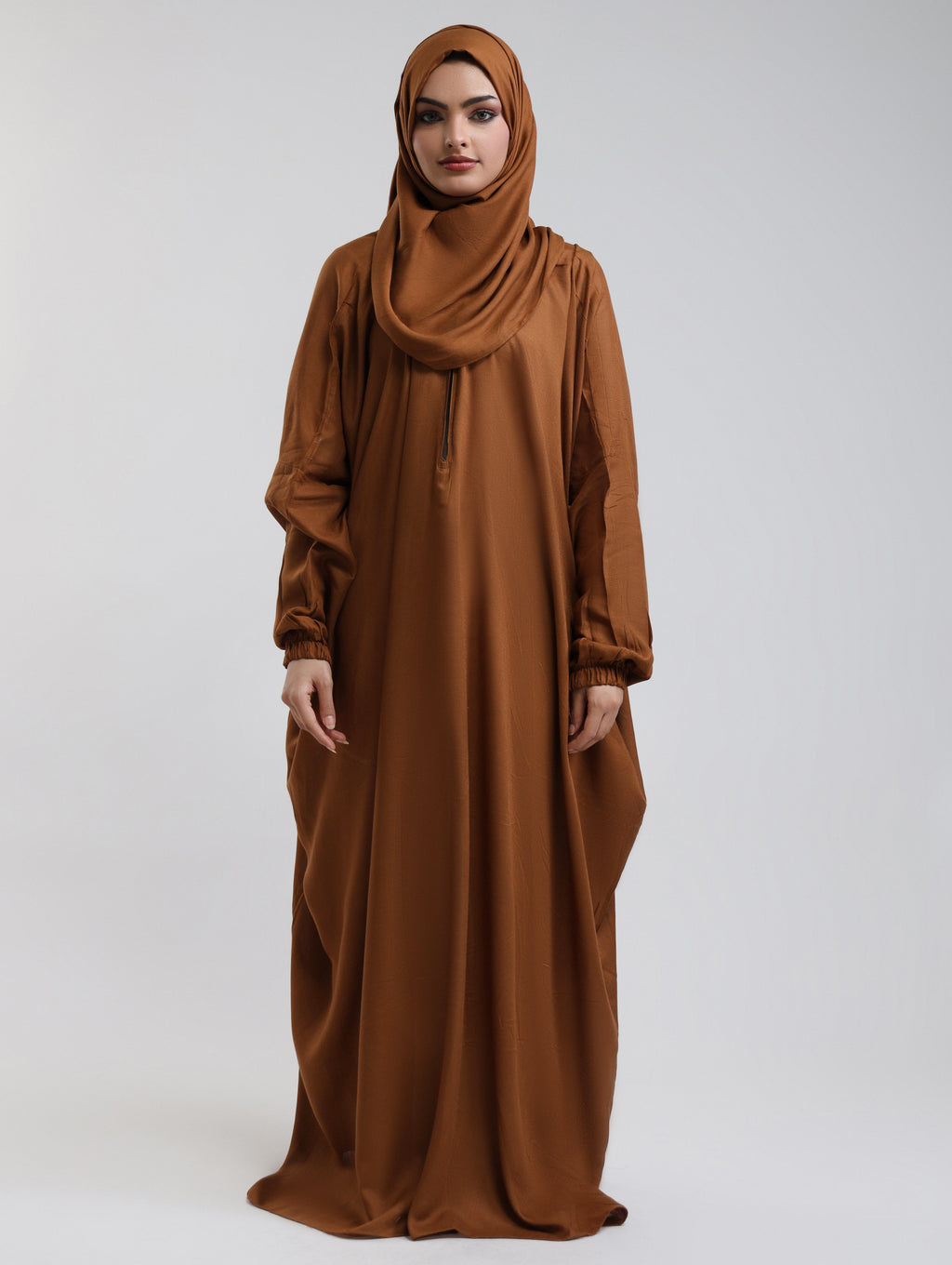 Instant Breathable Namaz Abaya - Mocha