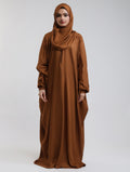 Instant Breathable Namaz Abaya - Mocha