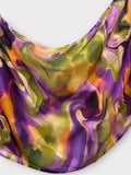 Printed Modal - Violet Burst