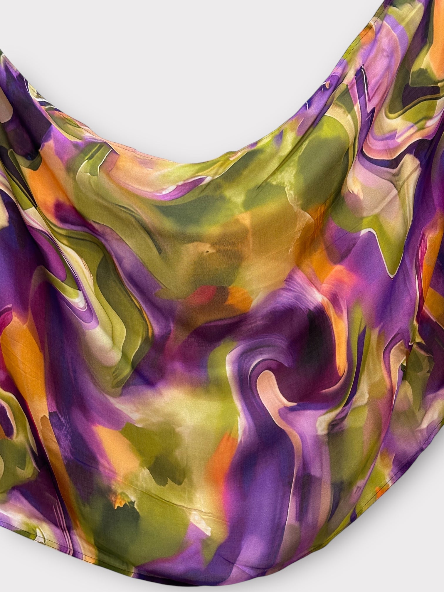Printed Modal - Violet Burst