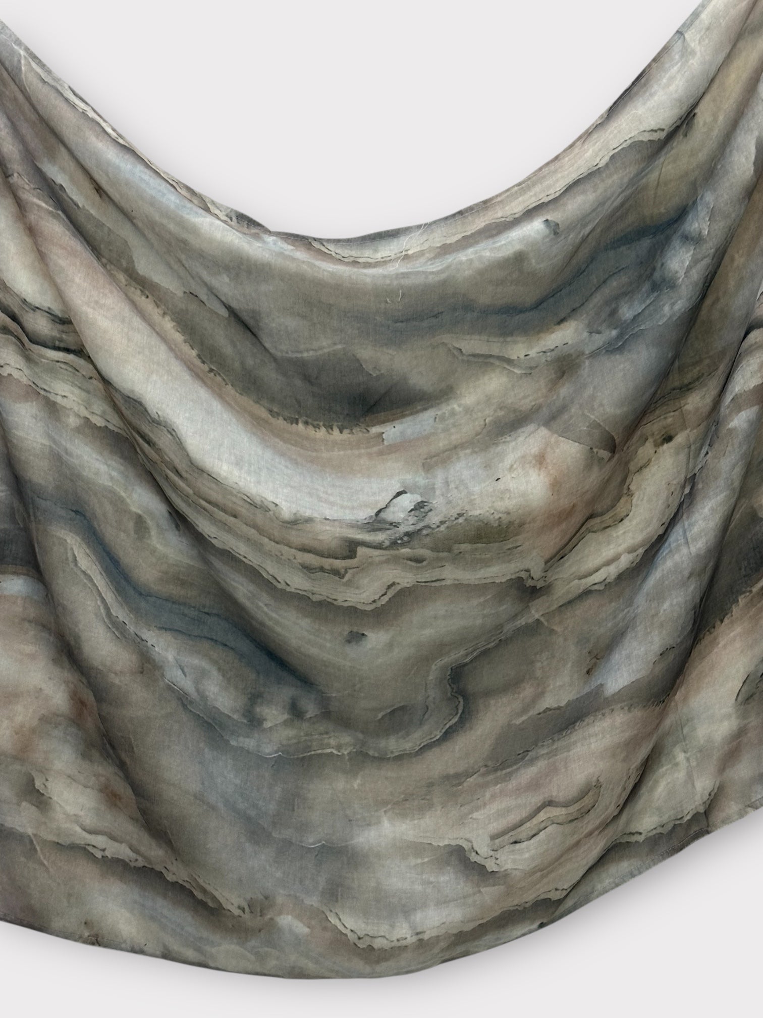Printed Modal - Silt & Storm