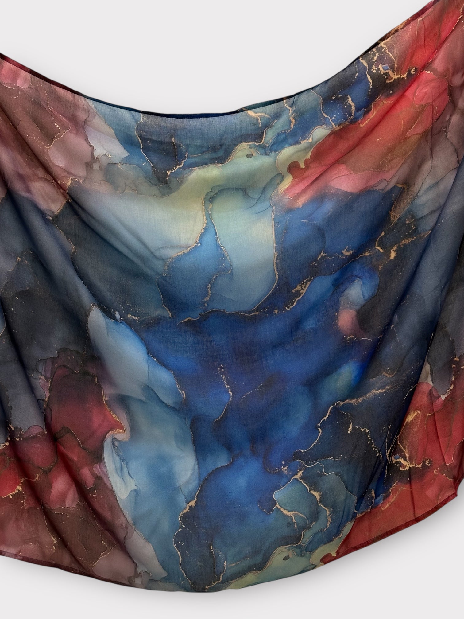 Printed Modal - Cherry Stained Sky