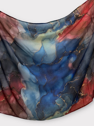 Printed Modal - Cherry Stained Sky