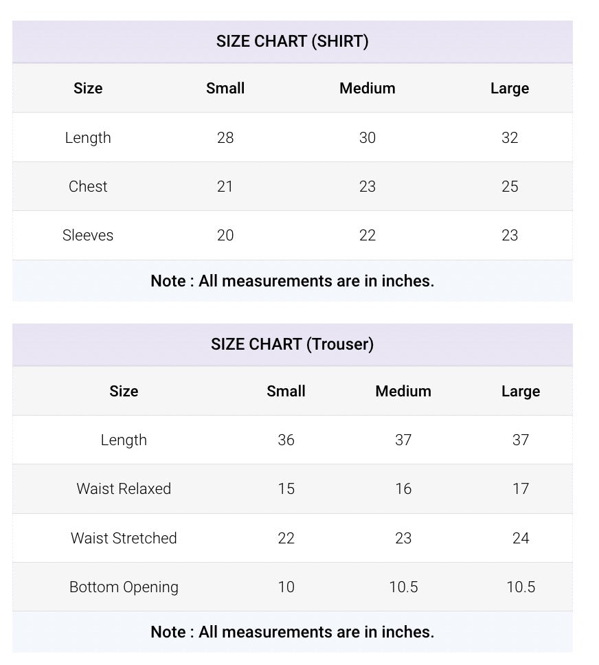 Printed Co-ord Set In Aqua