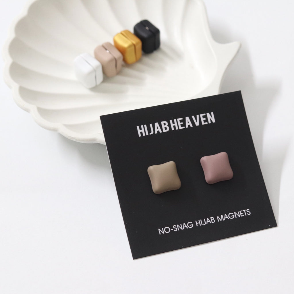 Square Neutral Magnet Pins - Pack Of 2
