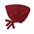 Bamboo Full Coverage Hijab Cap - Pure Maroon