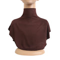 Modest Neck Cover - Dark Brown