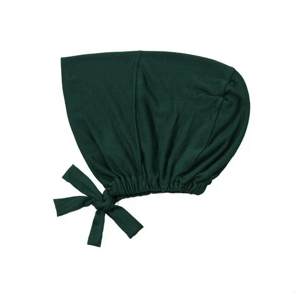 Bamboo Full Coverage Hijab Cap - Bottle Green