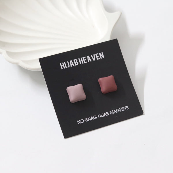 Square Pastel Magnet Pins - Pack Of 2