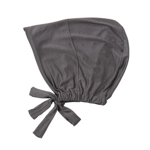 Bamboo Full Coverage Hijab Cap - Charcoal