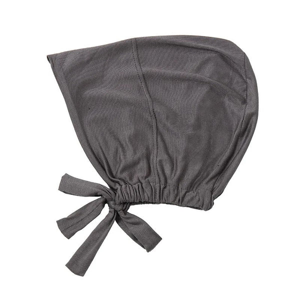 Bamboo Full Coverage Hijab Cap - Charcoal