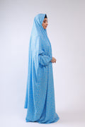 Namaz Gown - Pastel Blue