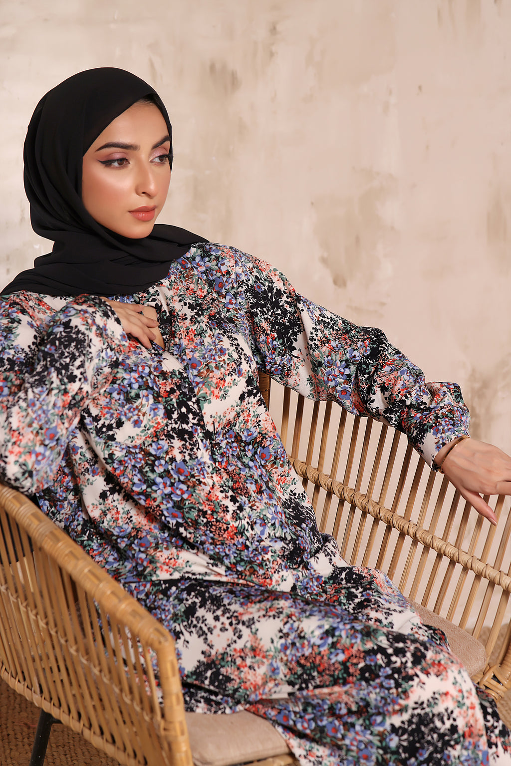 Printed Co-ord Set In Ivory