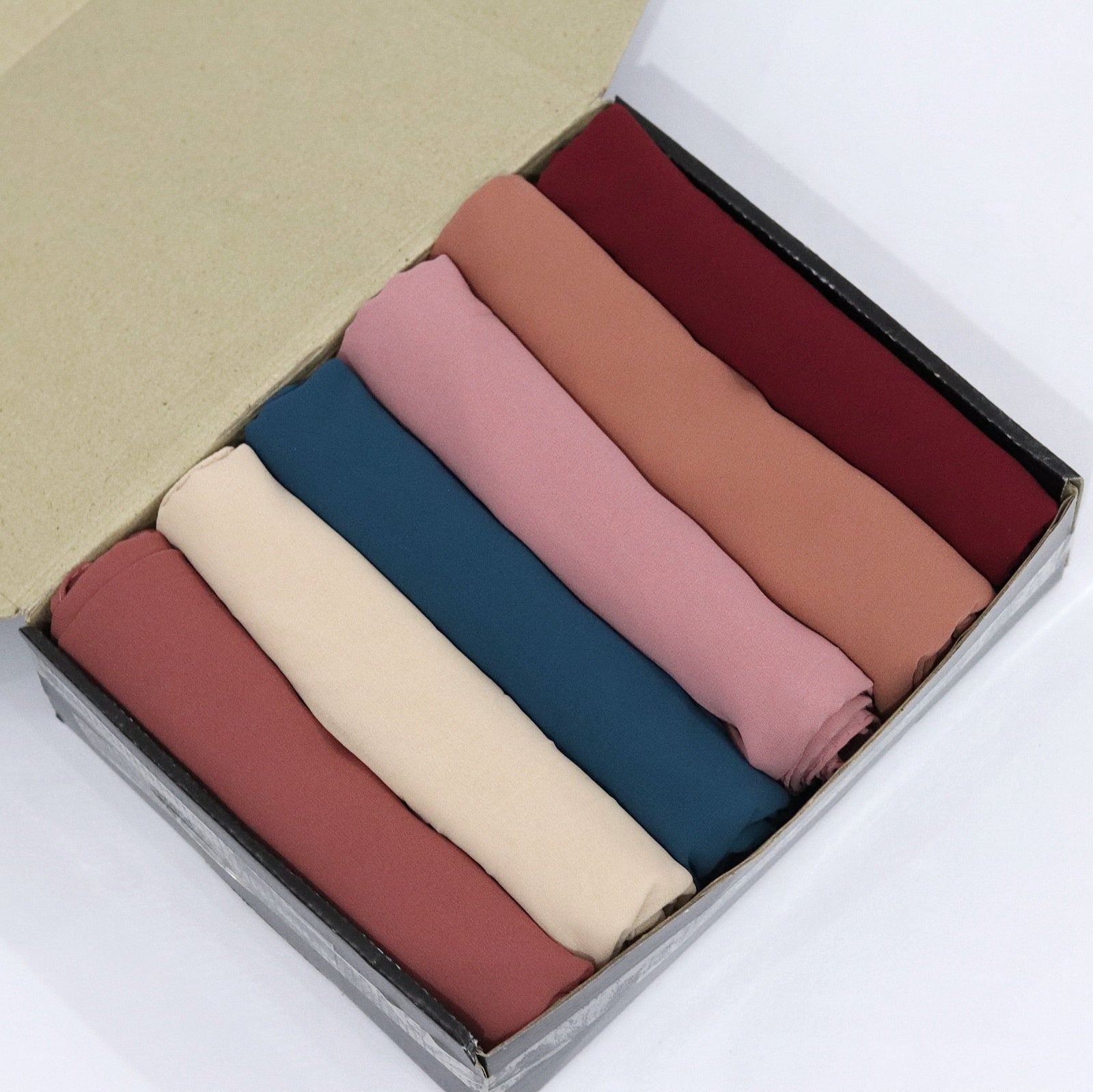 Georgette Hijab Box- Velvet Teddy