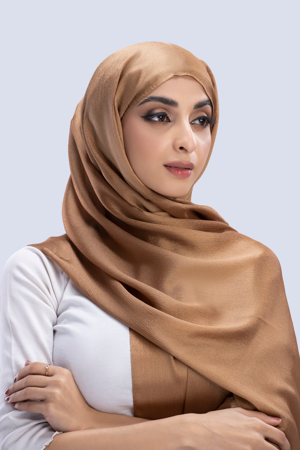 Metallic Chiffon - Copper