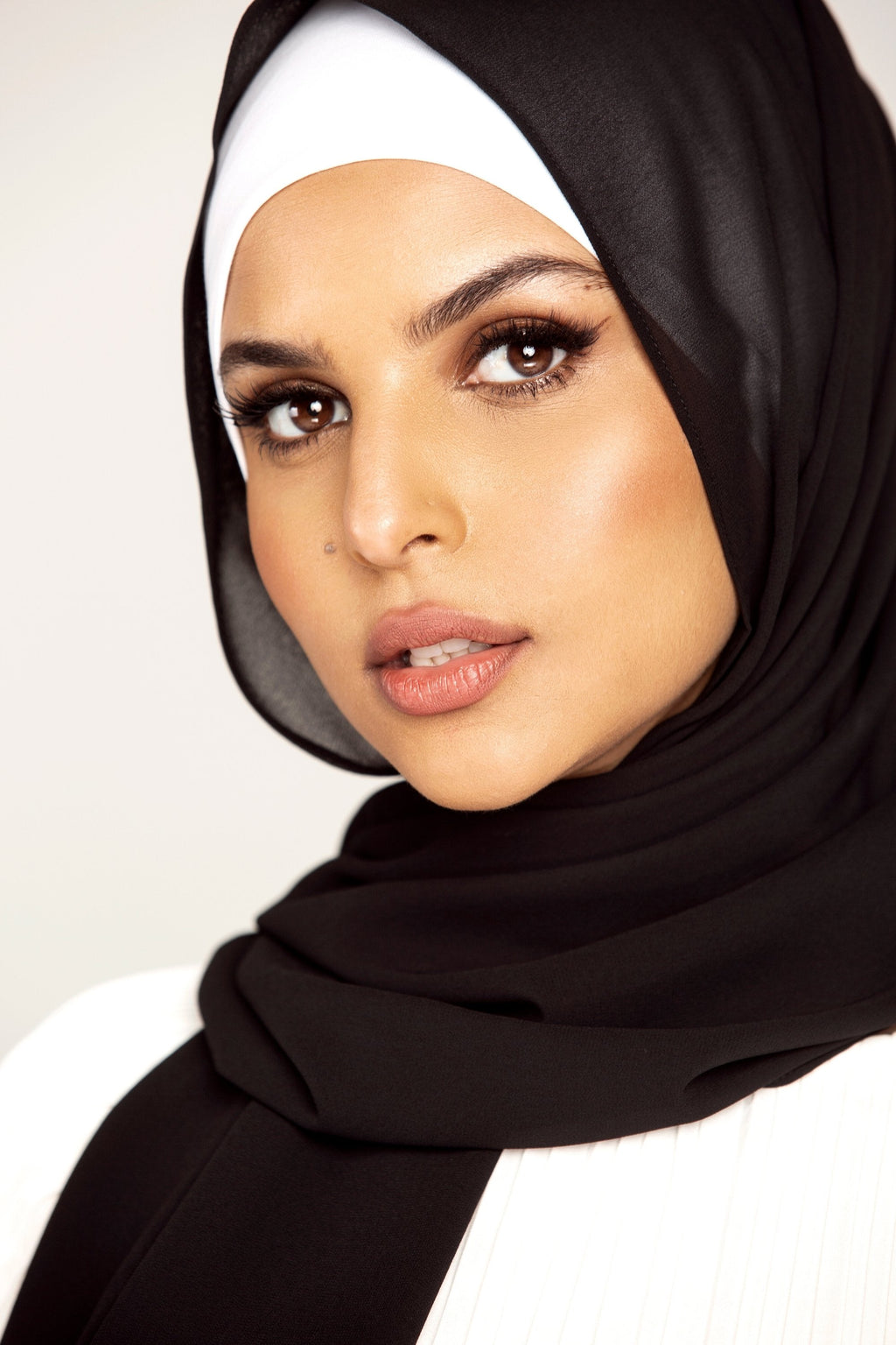 Plain Georgette - Black