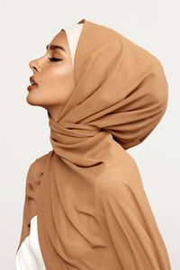 Plain Georgette - Cappuccino