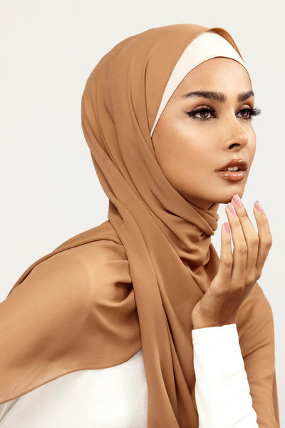Plain Georgette - Cappuccino
