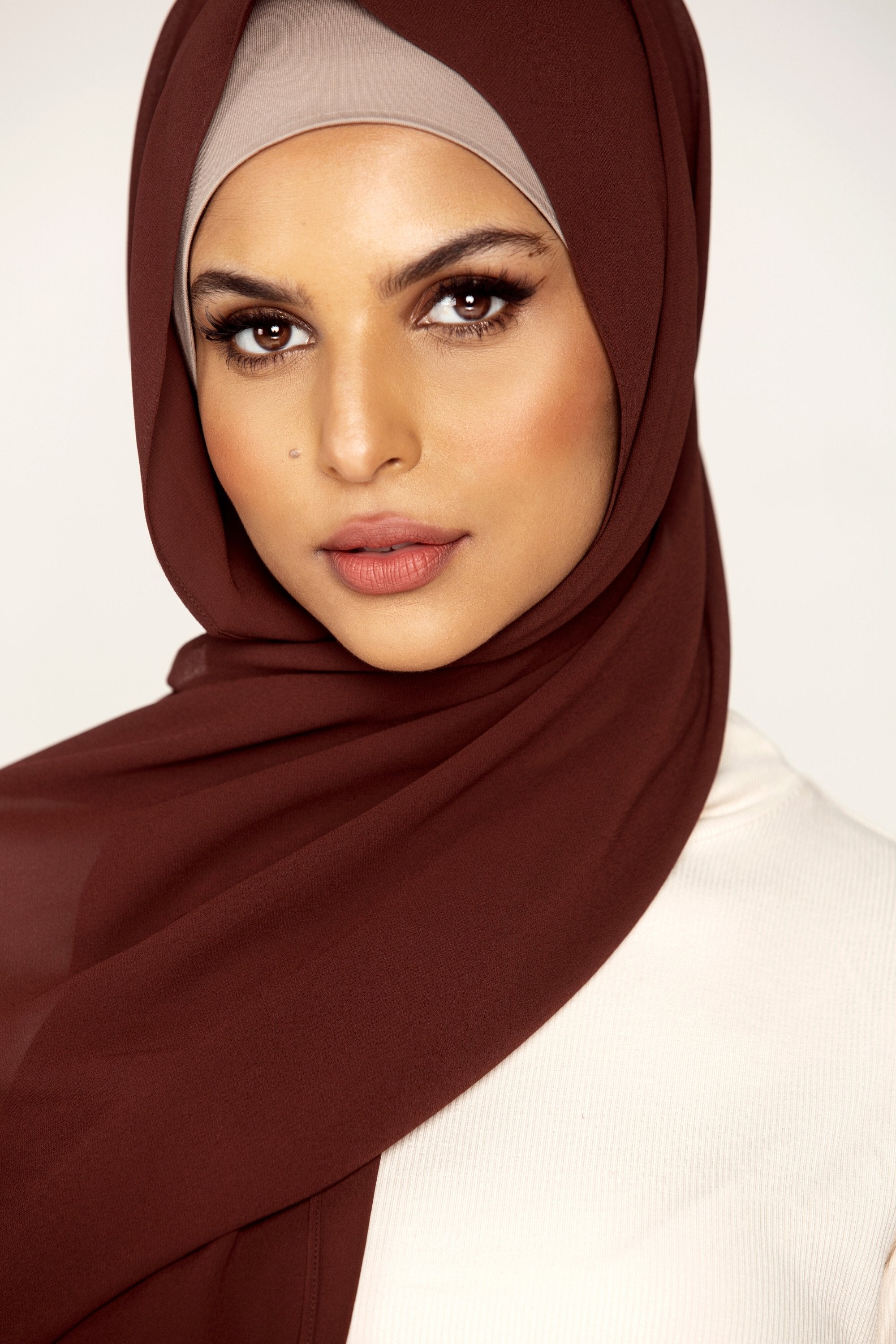 Plain Georgette - Nutella
