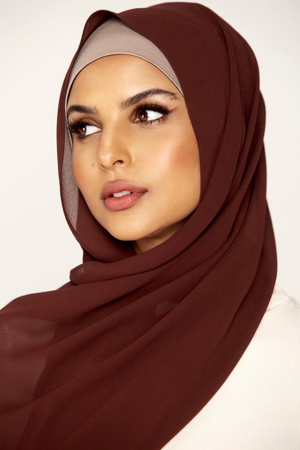 Plain Georgette - Nutella