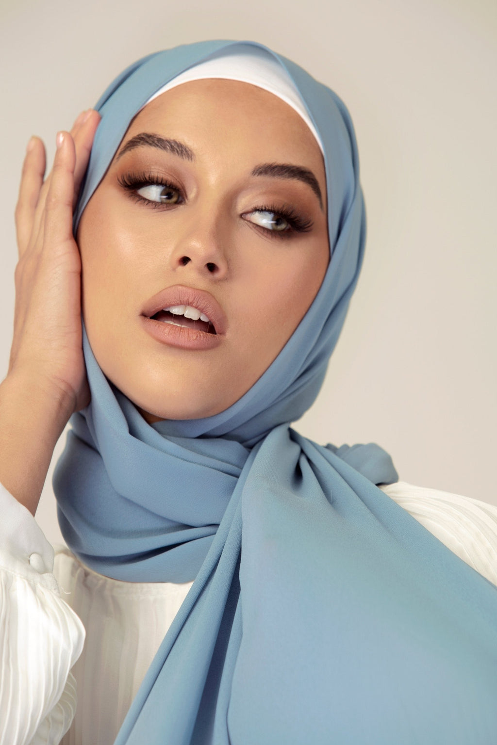 Plain Georgette - Sapphire
