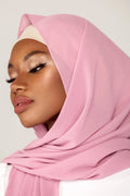 Plain Georgette - French Rose