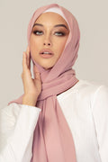 Plain Georgette - Nude Pink