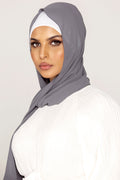 Plain Georgette - Smoke