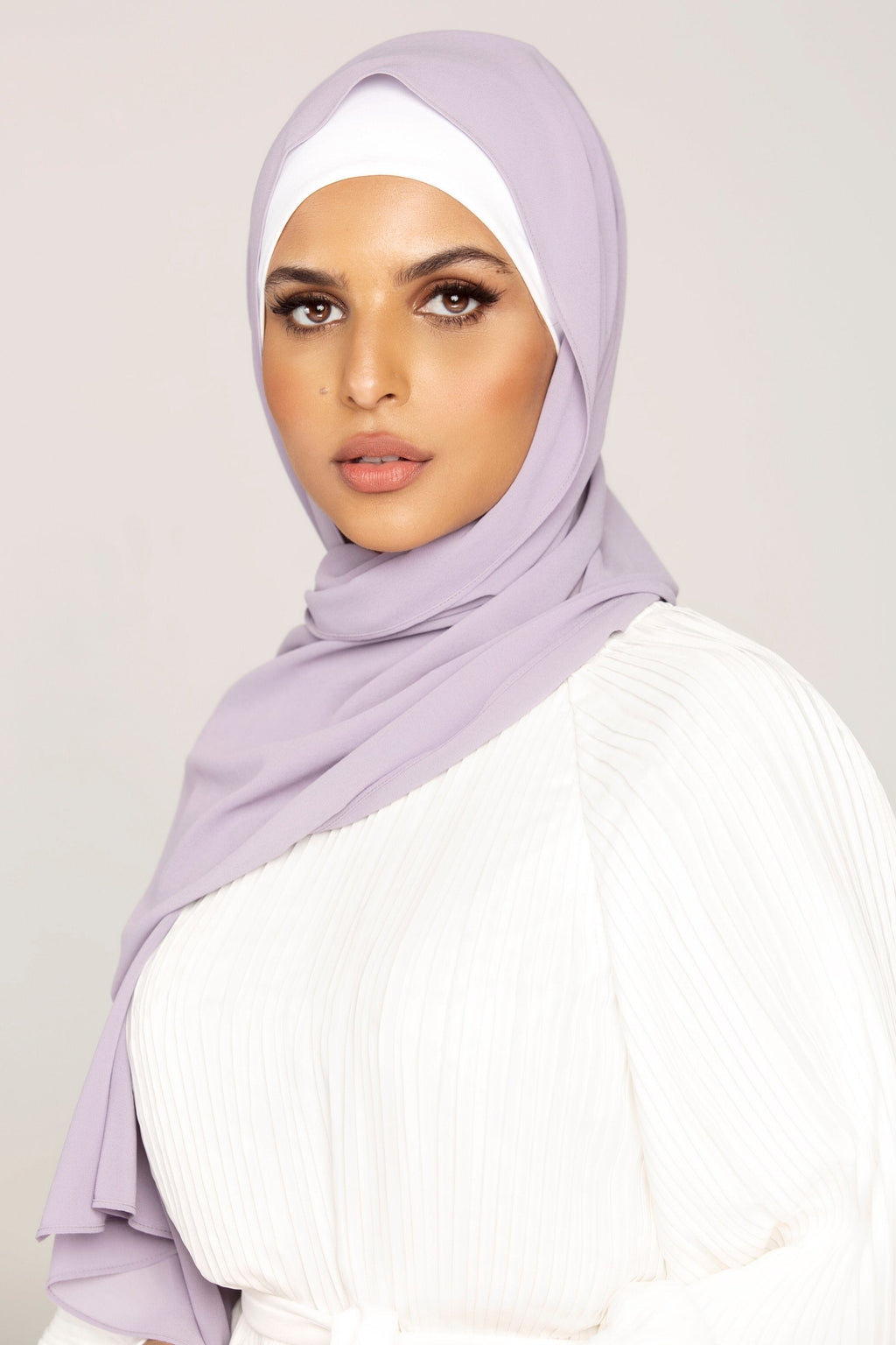 Plain Georgette - Periwinkle