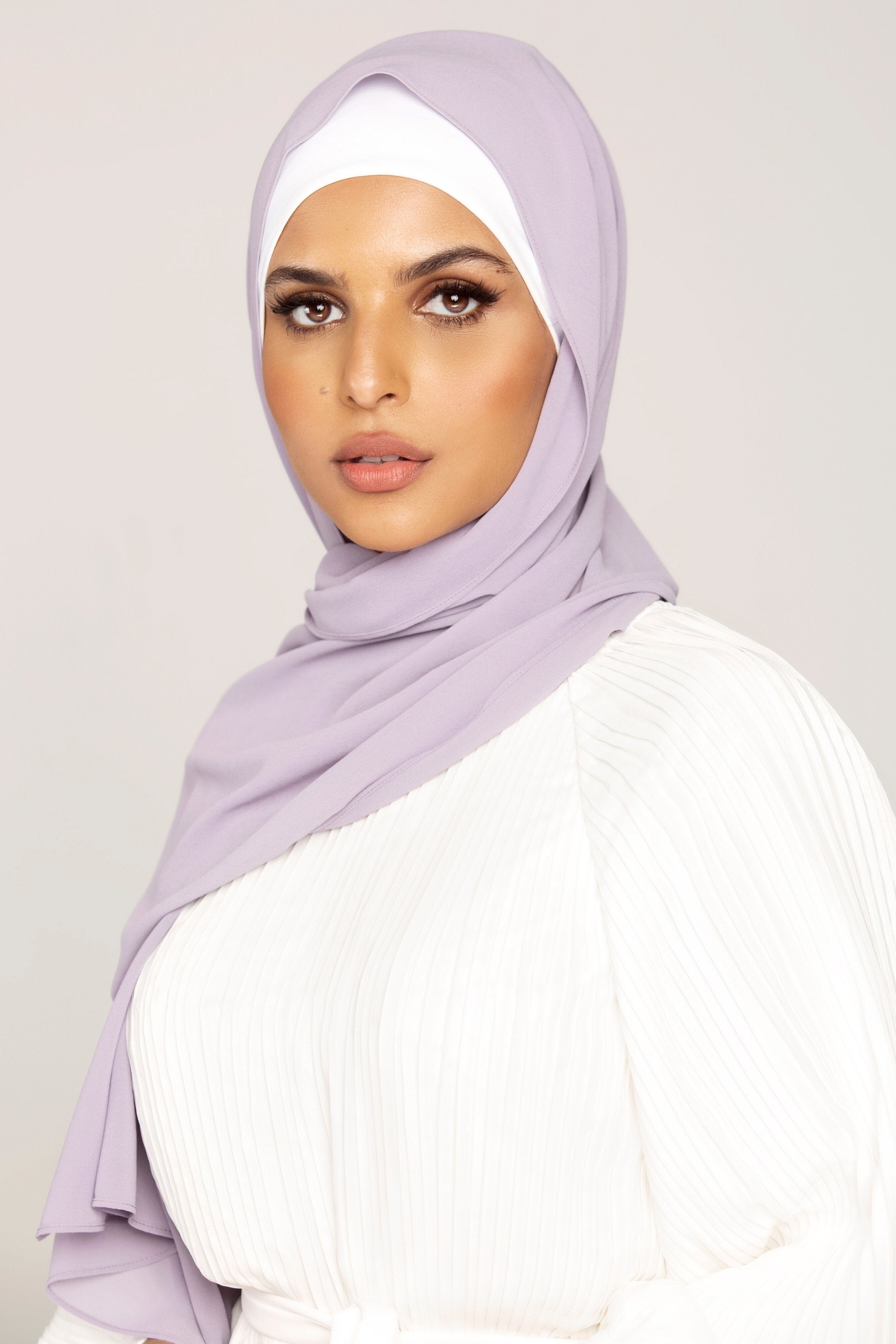 Plain Georgette - Periwinkle