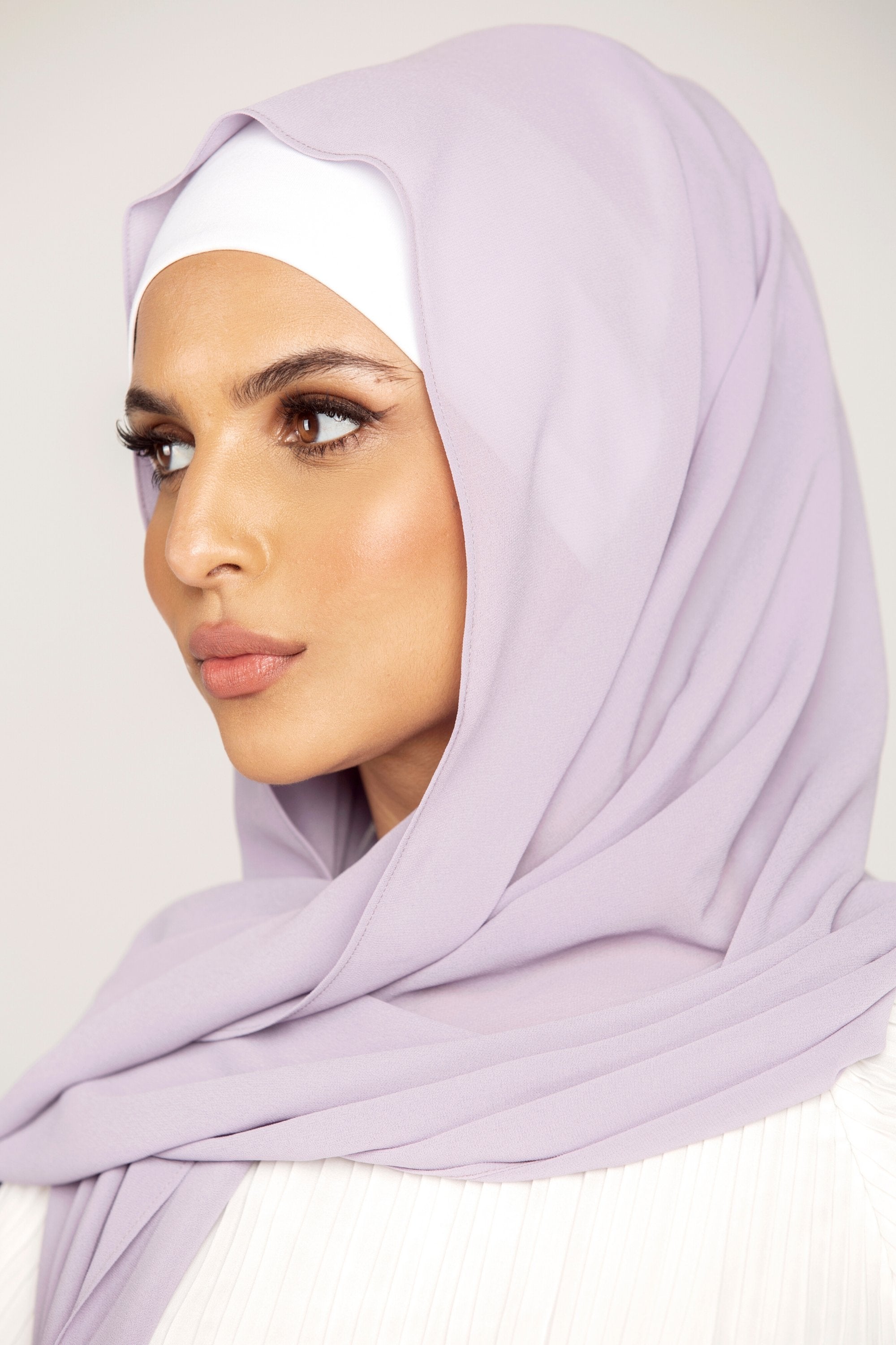 Plain Georgette - Periwinkle