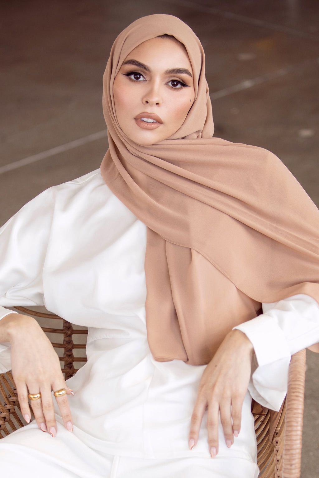 Plain Georgette - Beige