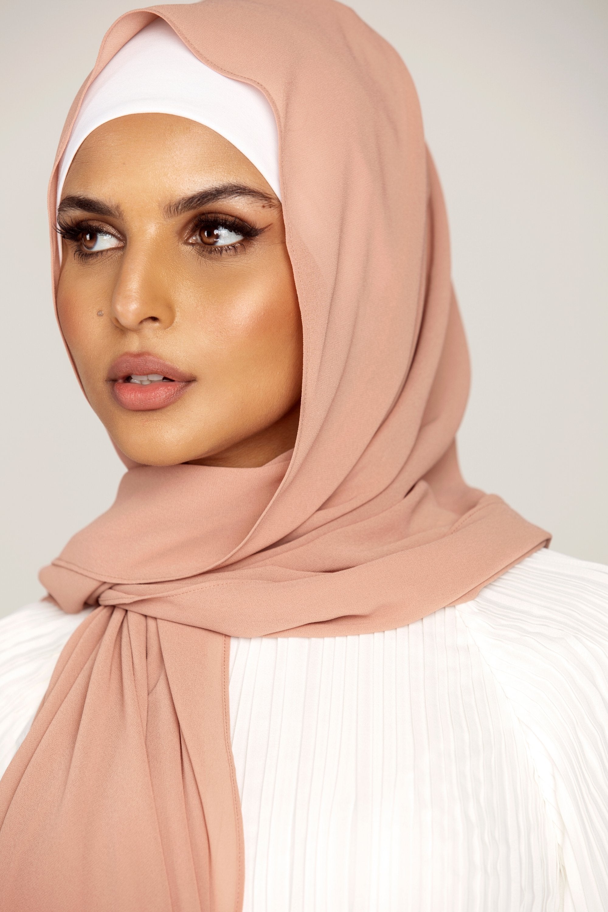 Plain Georgette - Blush