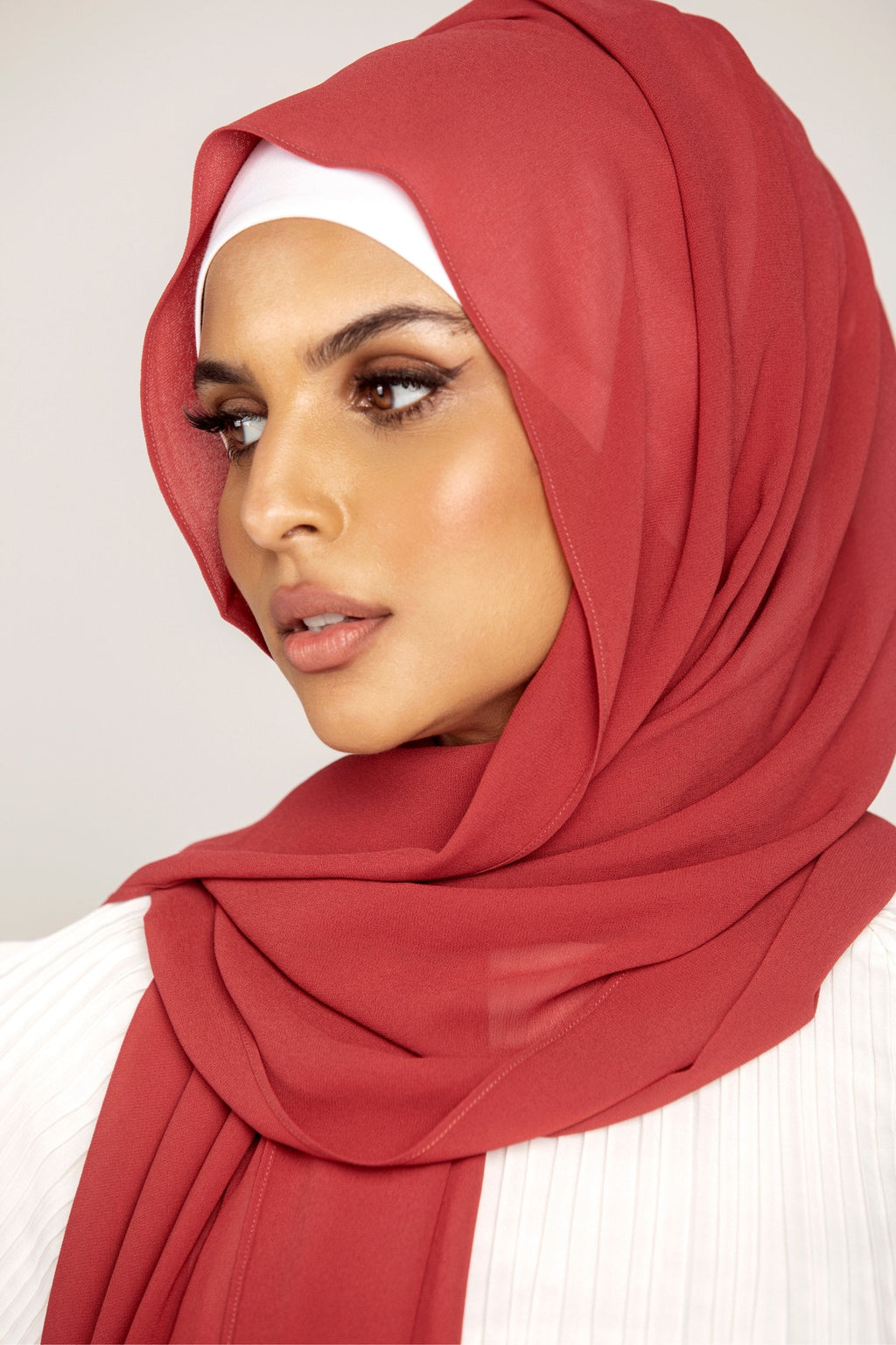Plain Georgette - Velvet Teddy