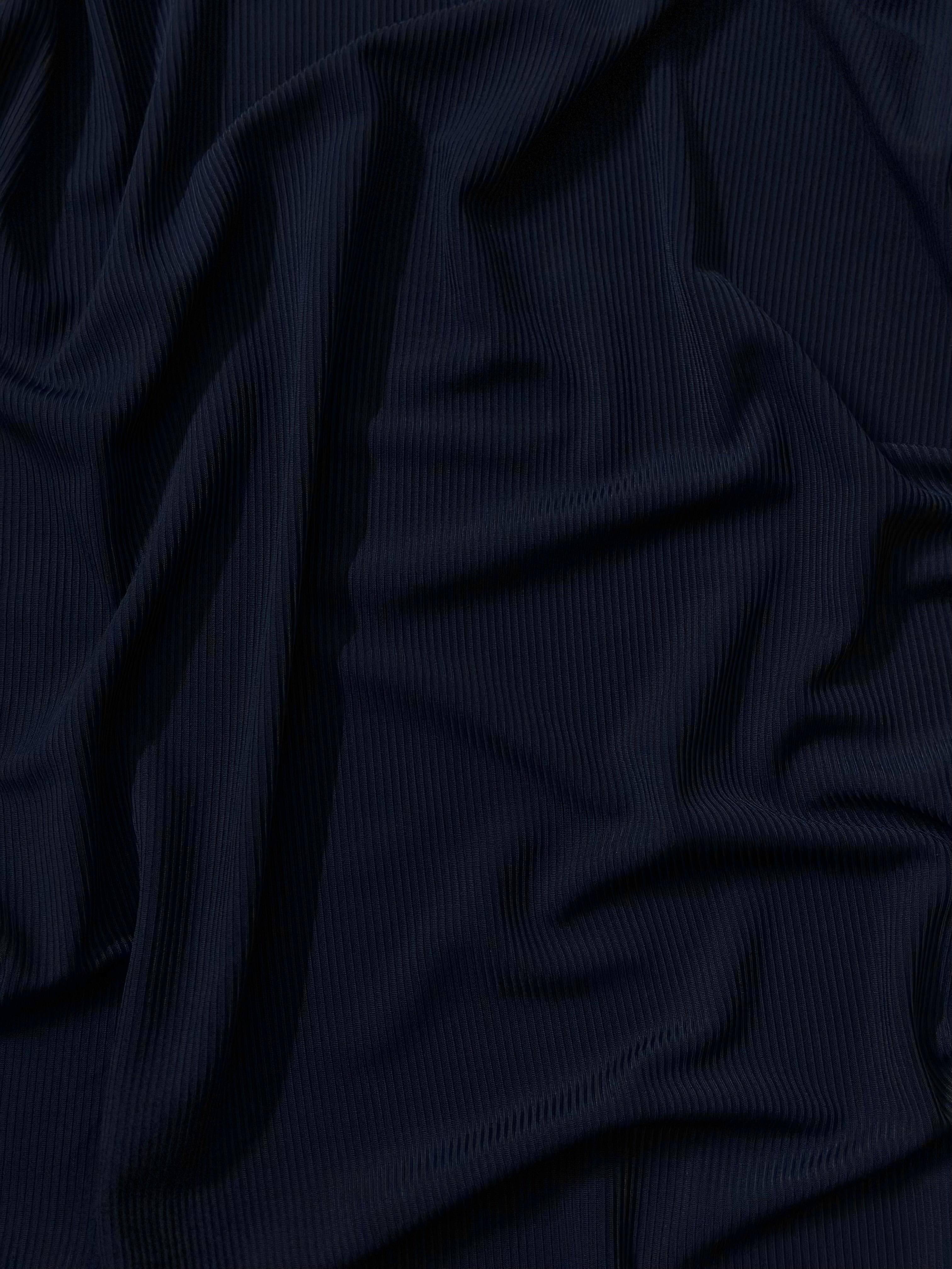 Ribbed Jersey - Navy Blue