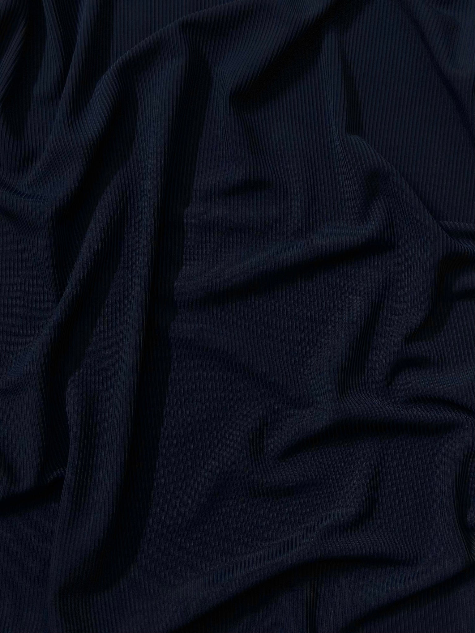 Ribbed Jersey - Navy Blue