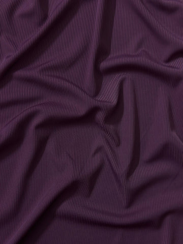 Ribbed Jersey - Mulberry