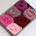 Crinkle Lawn Hijab Box - Flower Bouquet