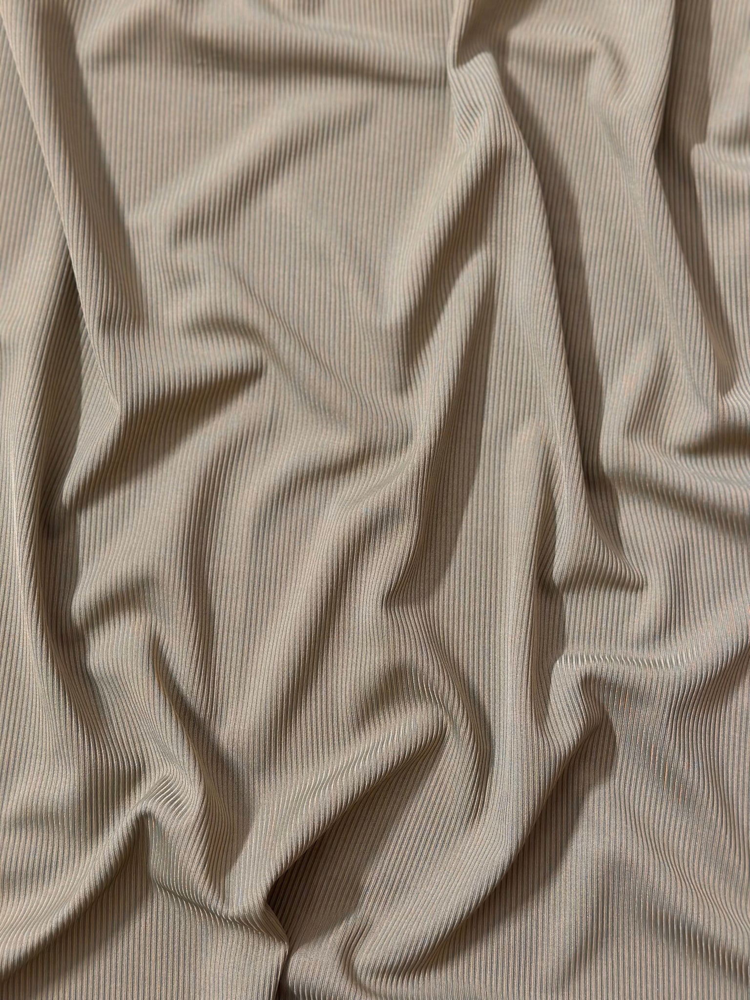 Ribbed Jersey - Oatmeal