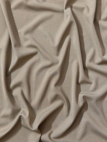 Ribbed Jersey - Oatmeal
