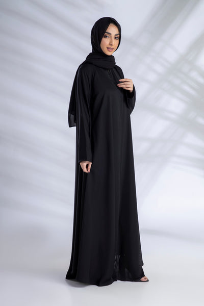 Premium Everyday Abaya Set - Black