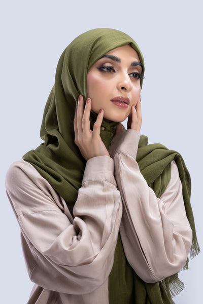 Turkish Viscose - Olive Green